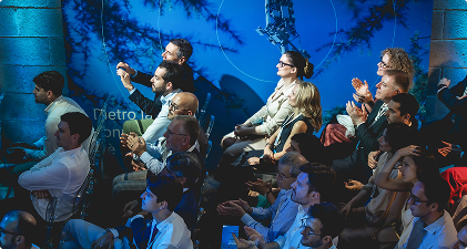 group of people during an inwit event