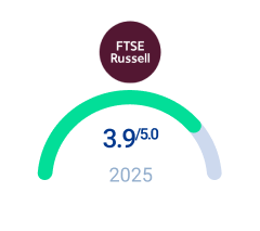 ESG FTSE - Score 3.9 on 5