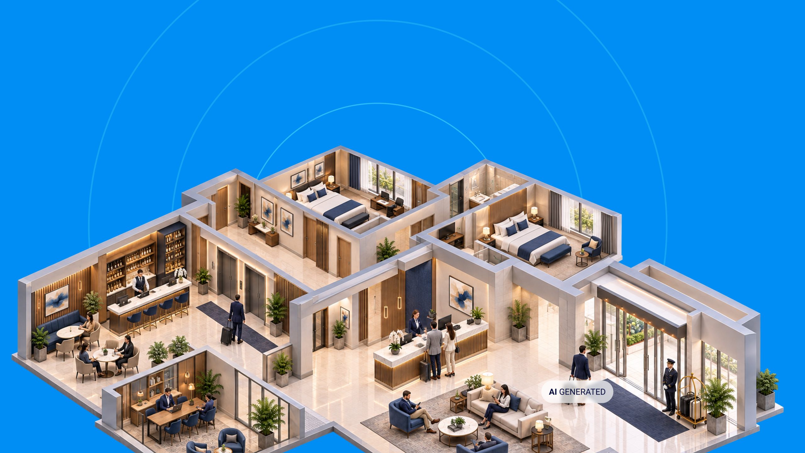 Hotel and resort indoor coverage